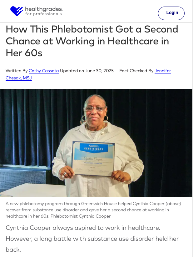 Greenwich House Training Turns Recovery Into Opportunity